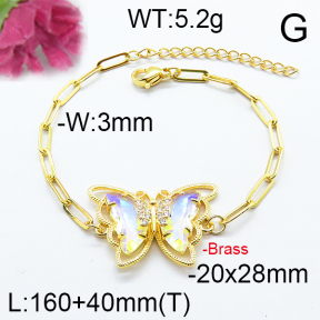 Fashion Brass Bracelet  F6B404646abol-J66