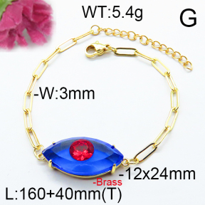 Fashion Brass Bracelet  F6B404659abol-J66