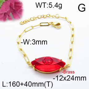 Fashion Brass Bracelet  F6B404662abol-J66