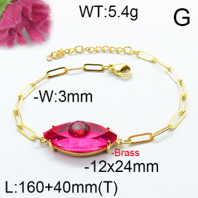 Fashion Brass Bracelet  F6B404666abol-J66