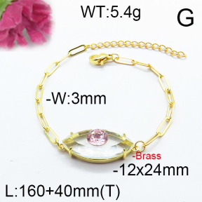 Fashion Brass Bracelet  F6B404667abol-J66