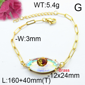 Fashion Brass Bracelet  F6B404670abol-J66