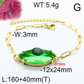 Fashion Brass Bracelet  F6B404677abol-J66