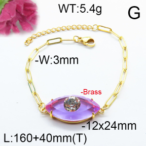 Fashion Brass Bracelet  F6B404678abol-J66