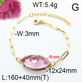 Fashion Brass Bracelet  F6B404679abol-J66