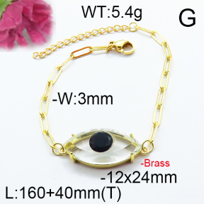 Jusnova  Fashion Brass Bracelet  F6B404681abol-J66