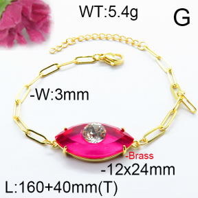 Fashion Brass Bracelet  F6B404685abol-J66