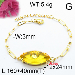 Jusnova  Fashion Brass Bracelet  F6B404686abol-J66