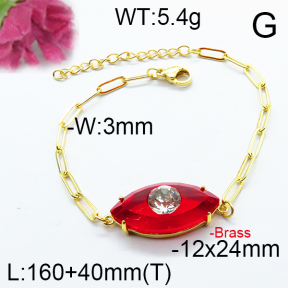 Fashion Brass Bracelet  F6B404687abol-J66