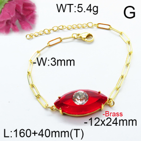 Jusnova  Fashion Brass Bracelet  F6B404687abol-J66