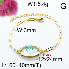 Fashion Brass Bracelet  F6B404688abol-J66