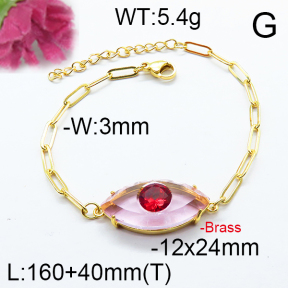 Fashion Brass Bracelet  F6B404689abol-J66