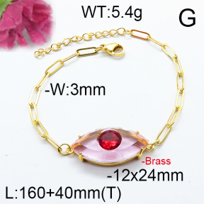 Jusnova  Fashion Brass Bracelet  F6B404689abol-J66