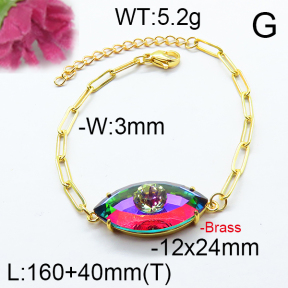 Fashion Brass Bracelet  F6B404690abol-J66