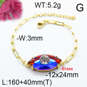 Jusnova  Fashion Brass Bracelet  F6B404691abol-J66