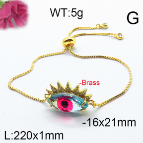 Fashion Brass Bracelet  F6B404700vbpb-J66