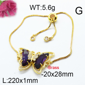 Fashion Brass Bracelet  F6B404709abol-J66