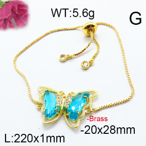 Fashion Brass Bracelet  F6B404712abol-J66