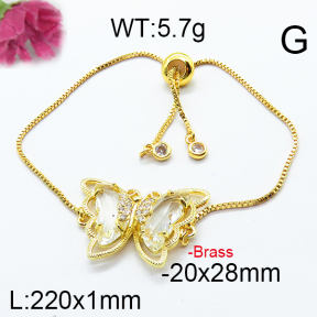 Fashion Brass Bracelet  F6B404713abol-J66