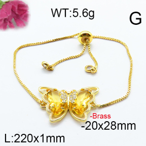 Fashion Brass Bracelet  F6B404714abol-J66