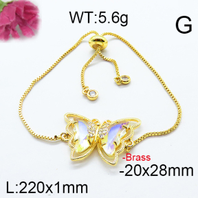 Fashion Brass Bracelet  F6B404716abol-J66