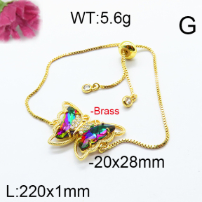 Fashion Brass Bracelet  F6B404717abol-J66