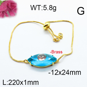 Fashion Brass Bracelet  F6B404723abol-J66