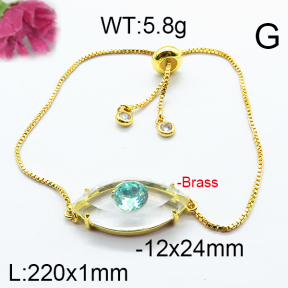 Fashion Brass Bracelet  F6B404724abol-J66