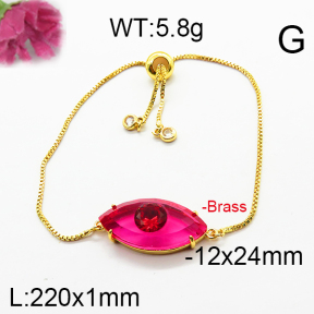 Fashion Brass Bracelet  F6B404727abol-J66