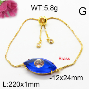 Fashion Brass Bracelet  F6B404728abol-J66