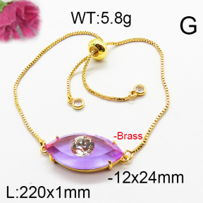 Fashion Brass Bracelet  F6B404729abol-J66