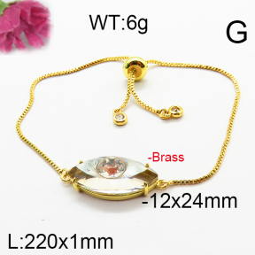 Fashion Brass Bracelet  F6B404731abol-J66