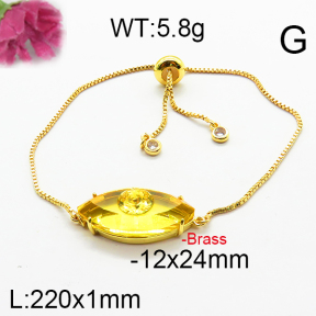 Fashion Brass Bracelet  F6B404736abol-J66