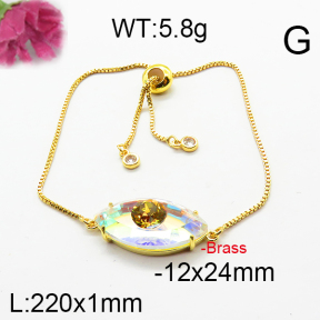 Fashion Brass Bracelet  F6B404737abol-J66