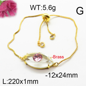 Fashion Brass Bracelet  F6B404740abol-J66