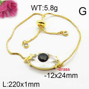 Fashion Brass Bracelet  F6B404742abol-J66