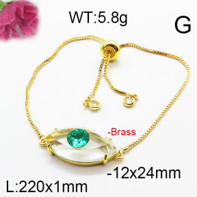 Fashion Brass Bracelet  F6B404743abol-J66