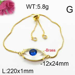 Fashion Brass Bracelet  F6B404748abol-J66