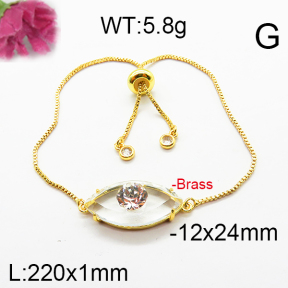 Fashion Brass Bracelet  F6B404750abol-J66