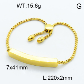 SS Gold-Plated Bracelets 3B2002984ahlv-423