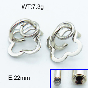 SS Stud Earrings 3E2003979vbll-423