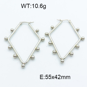 SS Hoop Earring 3E2003982baka-423