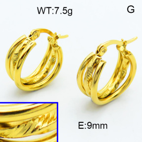 SS Hoop Earring 3E2003987ablb-423