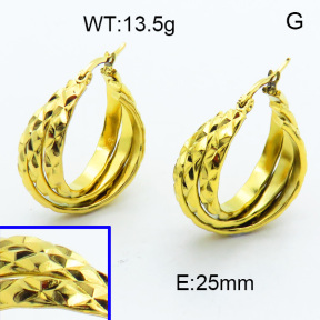 SS Hoop Earring 3E2003988ablb-423