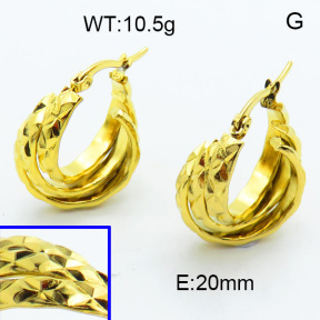 SS Hoop Earring 3E2003989ablb-423