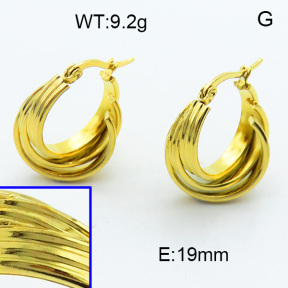 SS Hoop Earring 3E2003991ablb-423