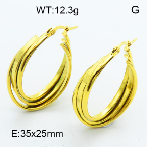 SS Hoop Earring 3E2003992ablb-423