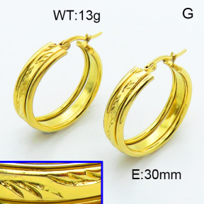 SS Hoop Earring 3E2003994ablb-423