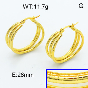 SS Hoop Earring 3E2003995ablb-423