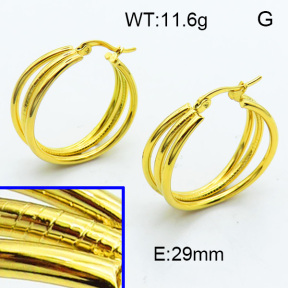 SS Hoop Earring 3E2003996ablb-423